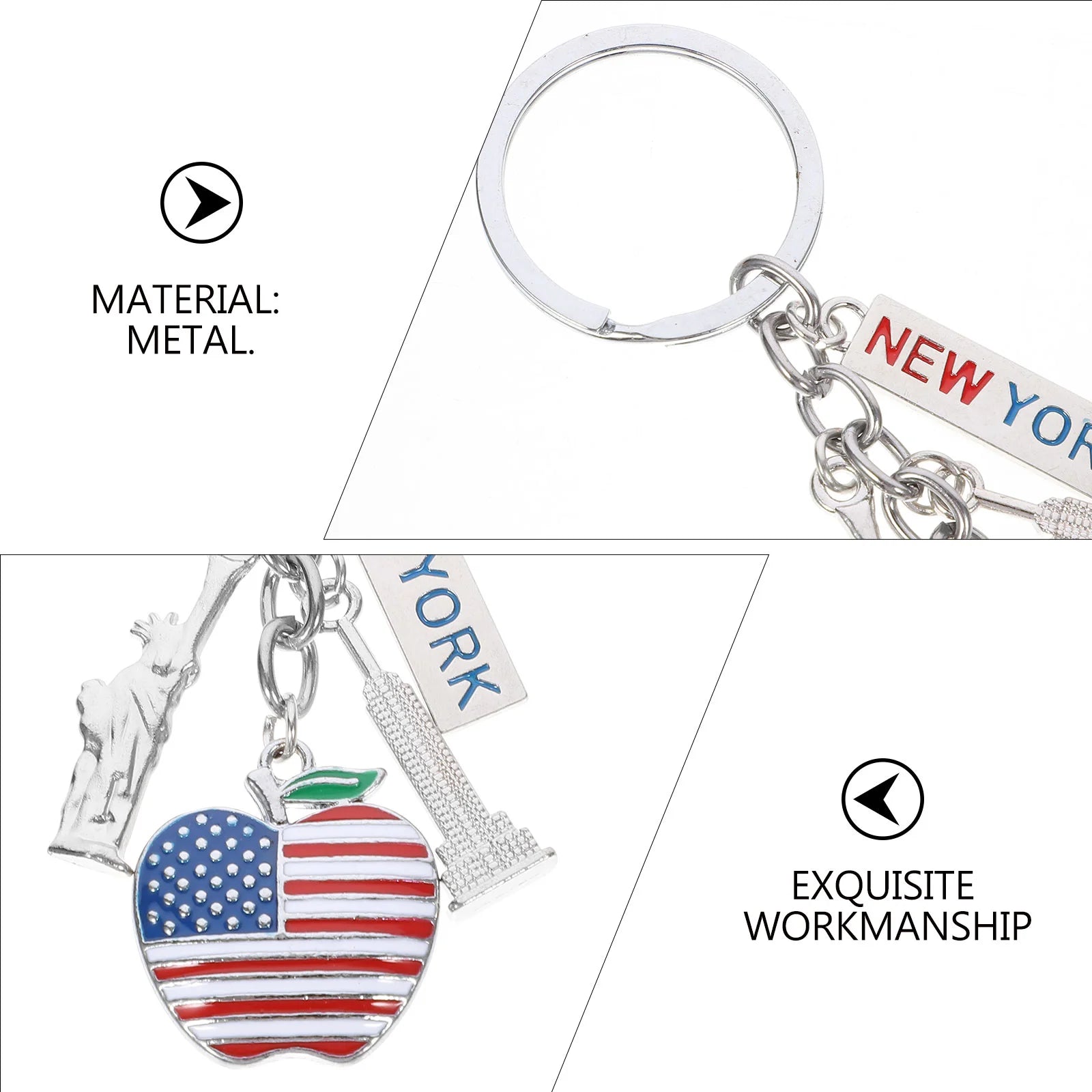 Big Apple NYC Keychain